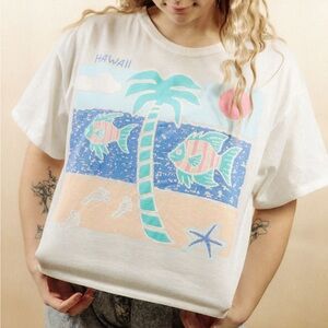Vintage Hawaii crop top
